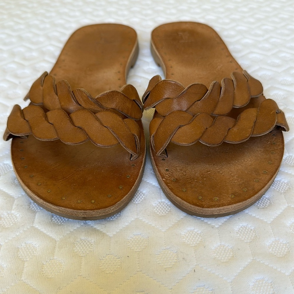Frye Women's Azalea Braided Slide Sandals